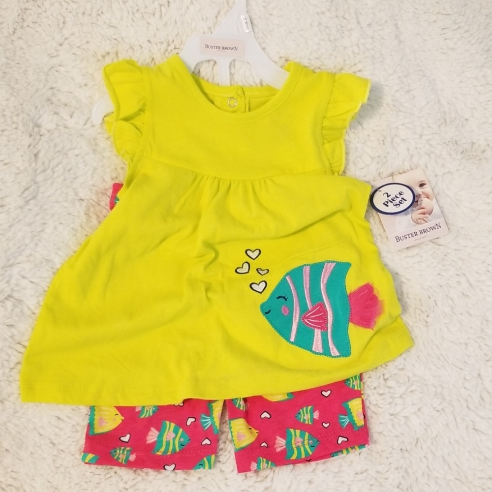 🎉 NWT Buster Brown 2 piece set 24mo